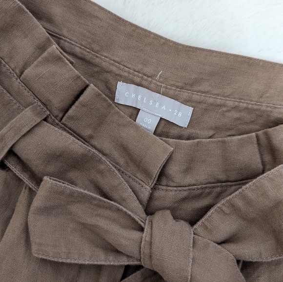 Brown Paper Bag Wide Leg Pants - Picture 6 of 6
